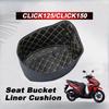 Storage Box Lid, Premium Ubox Seat, Ubox Inner Leather Padding, Suitable For Click 125/150.