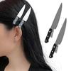 Креативные столовые приборы, резак, заколка для волос, противоскользящая шпилька для волос, женские аксессуары для косплея, вечерние аксессуары для волос в стиле панк