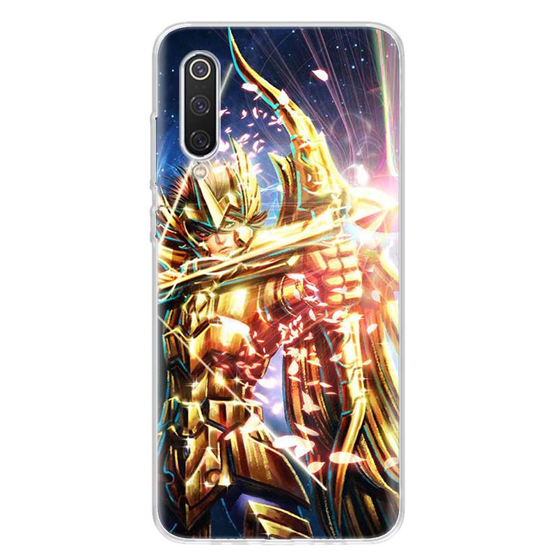 Чехол с изображением аниме Saint Seiya для Xiaomi Redmi Note 10 Pro Max 10S 9 9S 9T 8 8T 11T 11S 11 5G 11E 7 6 5 4X Coque