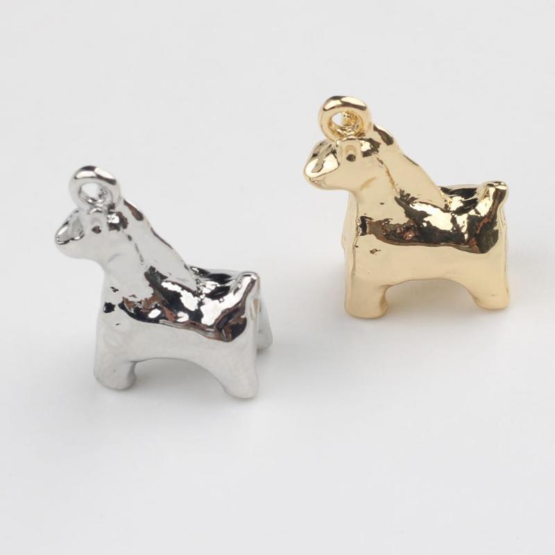 2 шт. Подвески-шармы в виде лошади из цинкового сплава, ручная работа, для изготовления ожерелья, браслета, серег, брелока, аксессуары для изготовления ювелирных изделий