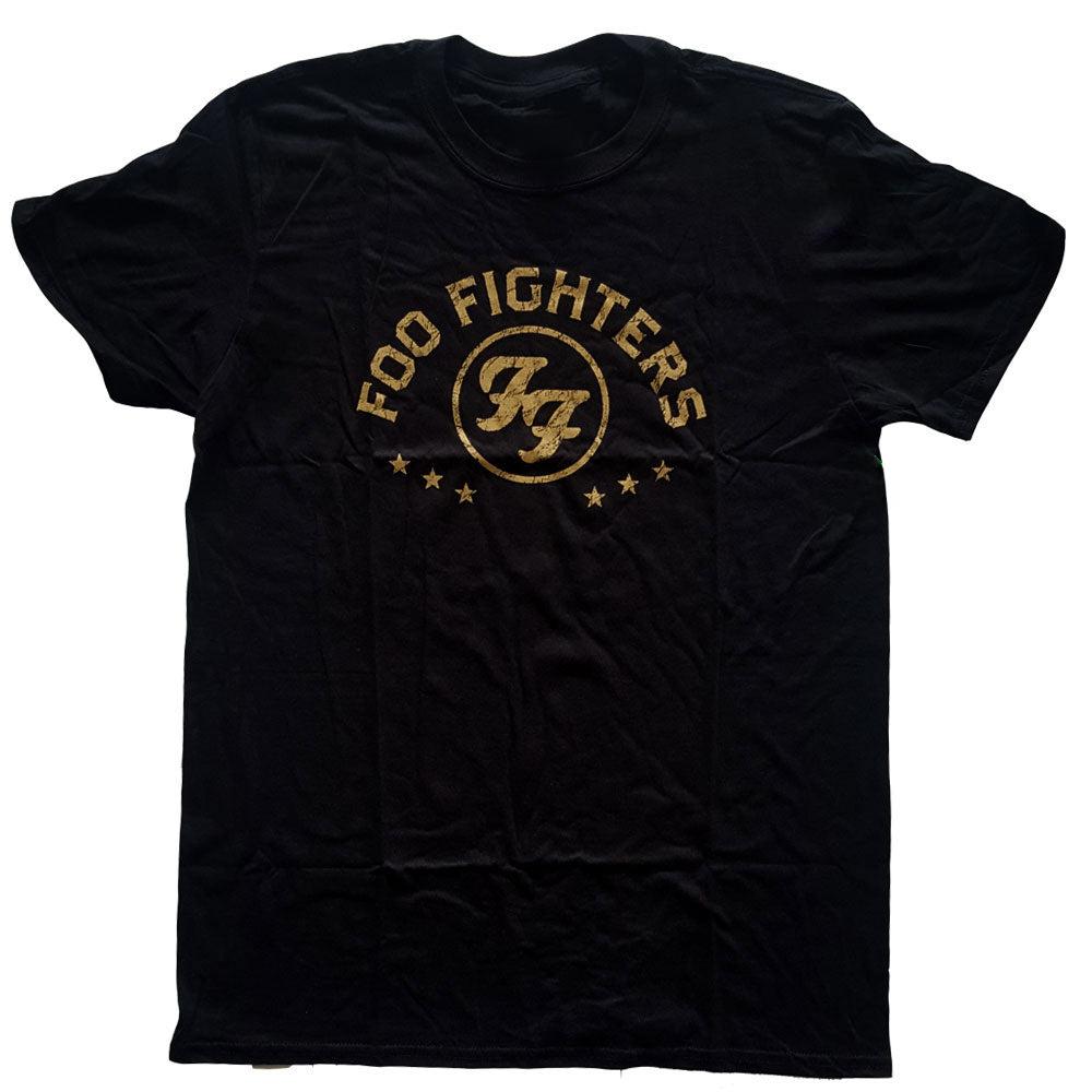 Distressed FF Logo Foo Fighters Band TShirt Cotton Graphic Tee Unisex Women Summer Streetwear