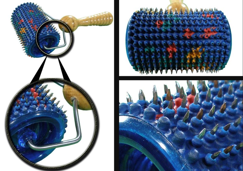 Applicator Lyapko Roller Universal 3.5 Ag Acupuncture Needle Massager For Slimming, Recovery, Cellulite