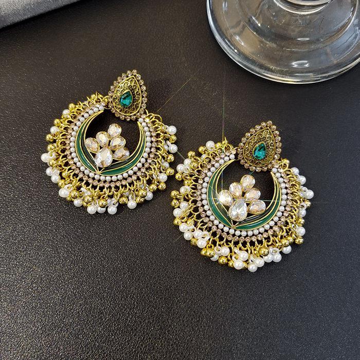 Элегантные европейские и американские серьги с кисточками из стразов – Длинный, атмосферный дизайн для модных женщин