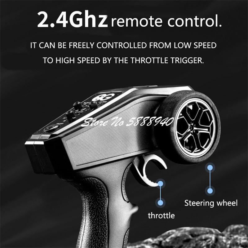 1:16 Independent Suspension Remote Control Car 4WD Professional All Terrain Off Road Rubber Tire Linkage Lighting RC Car Truck