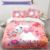 3pcs Marie4 Cover Set - Personalized Name, HD Printed Bedding with 1 Cover and 2 Pillowcases - Perfect for Home Decor, Easy Care