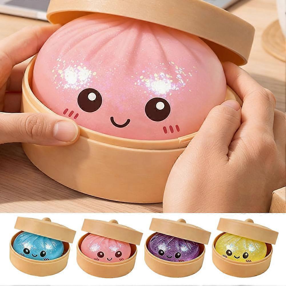 Glitter Dumpling Squishy Sensory Toy Set