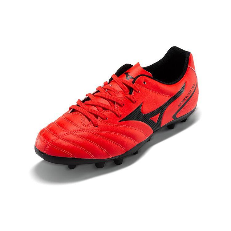 Mizuno Morelia Neo II Модные Удобные AG (Резиновые короткие шипы) Нескользящие Износостойкие Дышащие Футбольные Бутсы Мужские Футбольные Бутсы Красные P1GA210660