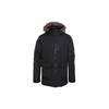 Casual Sports Cotton Hooded Jacket Men Outerwear Black BS0980
