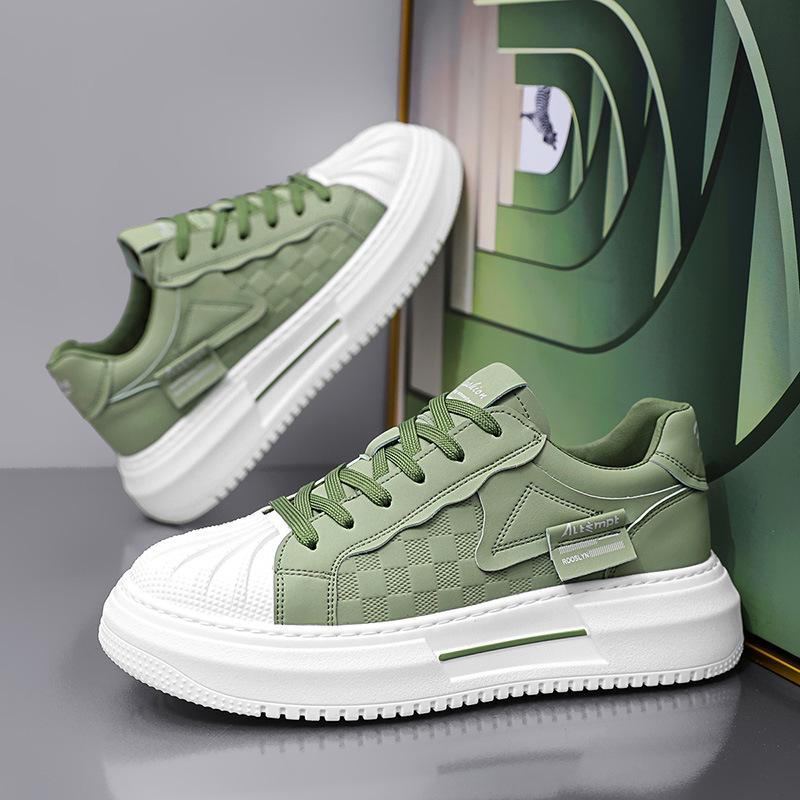 Shell head shoes raw board shoes casual sports leather shoes personalized sports