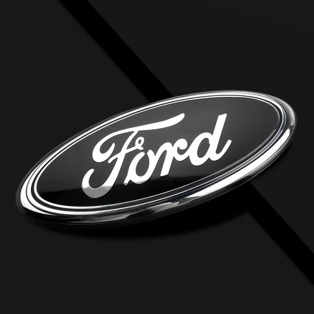 Горячая автомобильная наклейка Для Ford Новый автомобиль Передняя решетка радиатора Значок Автомобиль Задняя крышка багажника Замена эмблемы Аксессуары для доработки Для Ford Ranger