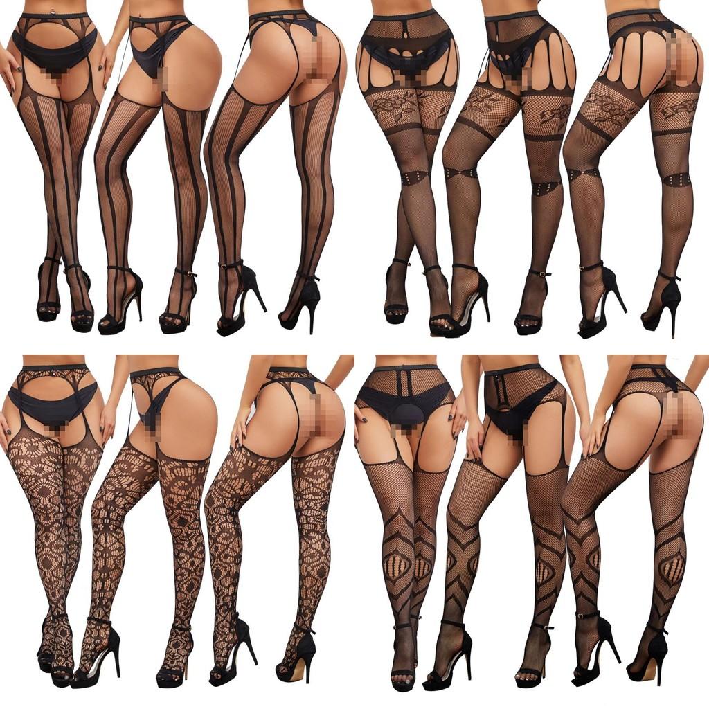 Sex For Stockings Women With Stretchy Fishnet Design Crotch Socks Fashion Gift
