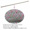 Two-Piece Flute Cleaning Set: Swab (Cleaning Cloth) and Rod by Atelier Tomaaz (Swab: Pink N20 / Rod: LIBERTY Emilia Flowers B N19)