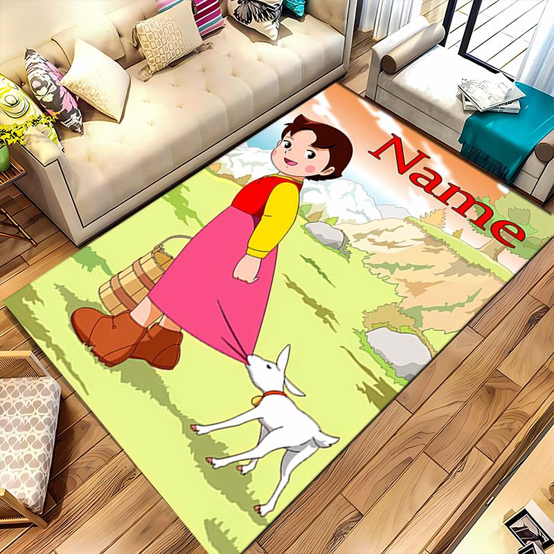 Custom personalization Heidi Area Rug - Perfect For Kitchen, Bathroom,Laundry Room Decor Large Size Available,Gift All Seasons