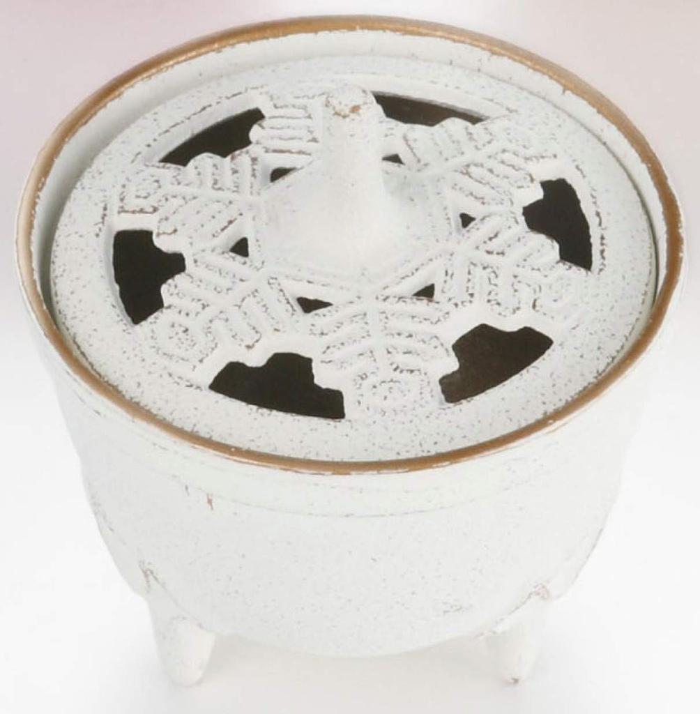 Курильница для благовоний Iwachu Snow Color Размер корпуса x H9 29214 Дизайнерские аксессуары Nanbu Ironware Gold/Hemp (см) 8,5