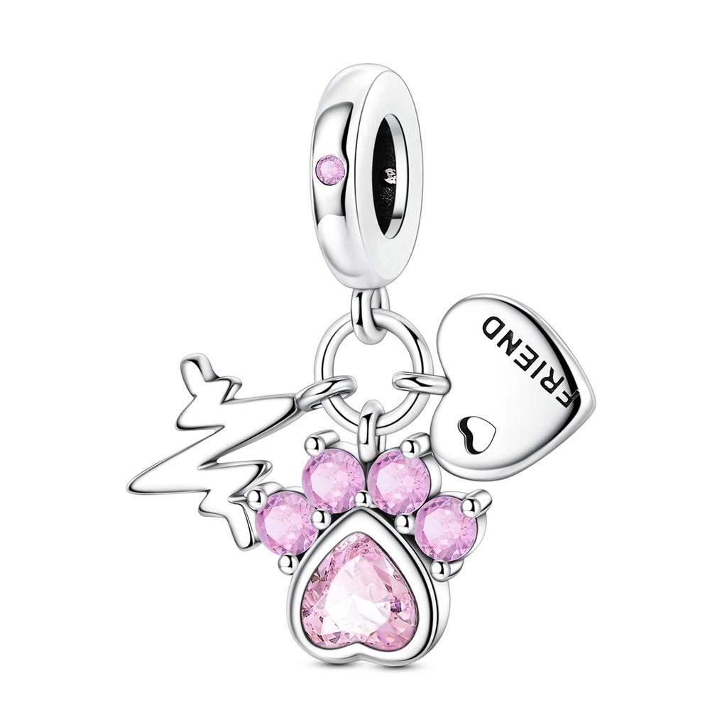 Шарм Медь Оригинальный Бусина Светлячок Медведь Балет Фит Браслет Подвеска Сделай Сам Для Женщин Ювелирное Изделие Подарок