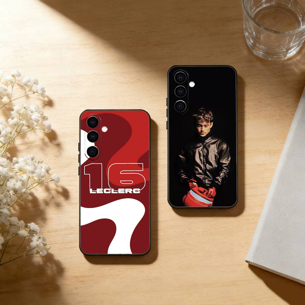 Спортивный чехол для телефона Charles Leclerc для Samsung Galaxy A73, A72, A71, A70, A53, A52, A51, Мягкая силиконовая черная крышка