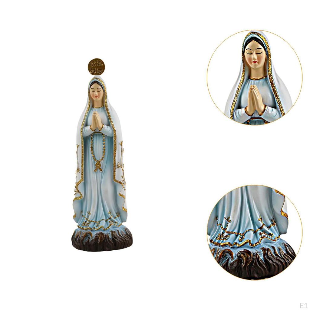 Статуя Девы Марии, настольное украшение, католический рождественский подарок, скульптура для внутренней столешницы