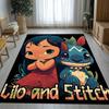 Мультяшный S-образный стежок Кавайный Монстр Ковер для Гостиной Нескользящий Мягкий Ковер для Спальни Детской Комнаты Дивана, Домашний Декор Придверный Коврик Подарок