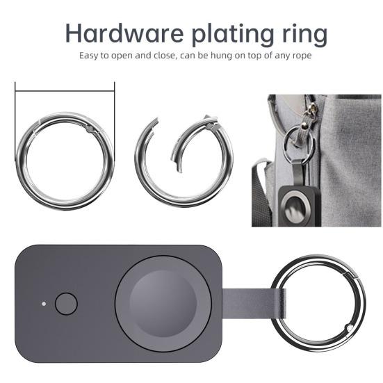 Портативное зарядное устройство для часов Большая емкость аккумулятора Компактный размер Легкий брелок Беспроводное зарядное устройство для Apple Watch