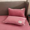 2pcs/set 48x74cm Pure Color Velvet Pillow Cases Soft Flannel Comfortable Pillowcase Sleeping Pillow Cover