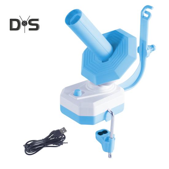 Electric Yarn Winder Adjustable Speed Yarn Ball Winder Lower Noise Large Capacity Tabletop Yarn Dispenser for Crocheters
