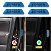 PATIKIL Car Door Open Warning Reflective Sticker Night Safety Warning Decal Night Visibility Prompt