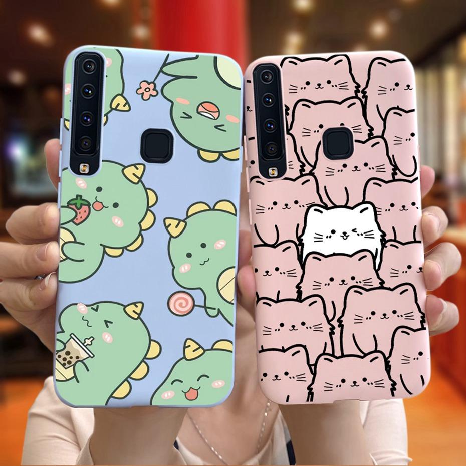 Case For Samsung Galaxy A9 (2018) Cute Cartoon Candy Color Soft Silicon Phone Cases For Samsung A9 2018 SM-A920F A9200 Bumper