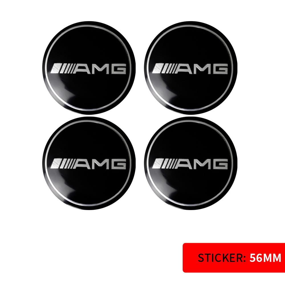56/60/65MM Car Sticker Wheel Center Covers Hub Cap Emblem Decoration Decal for Mercedes Benz AMG W212 W204 W211 W124 A B S Class