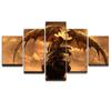 Unframed 5 Pcs Dragon Fantasy Sword Warrior Game Movie Modern Canvas Posters Wall Art Pictures HD Paintings Room Home Decor