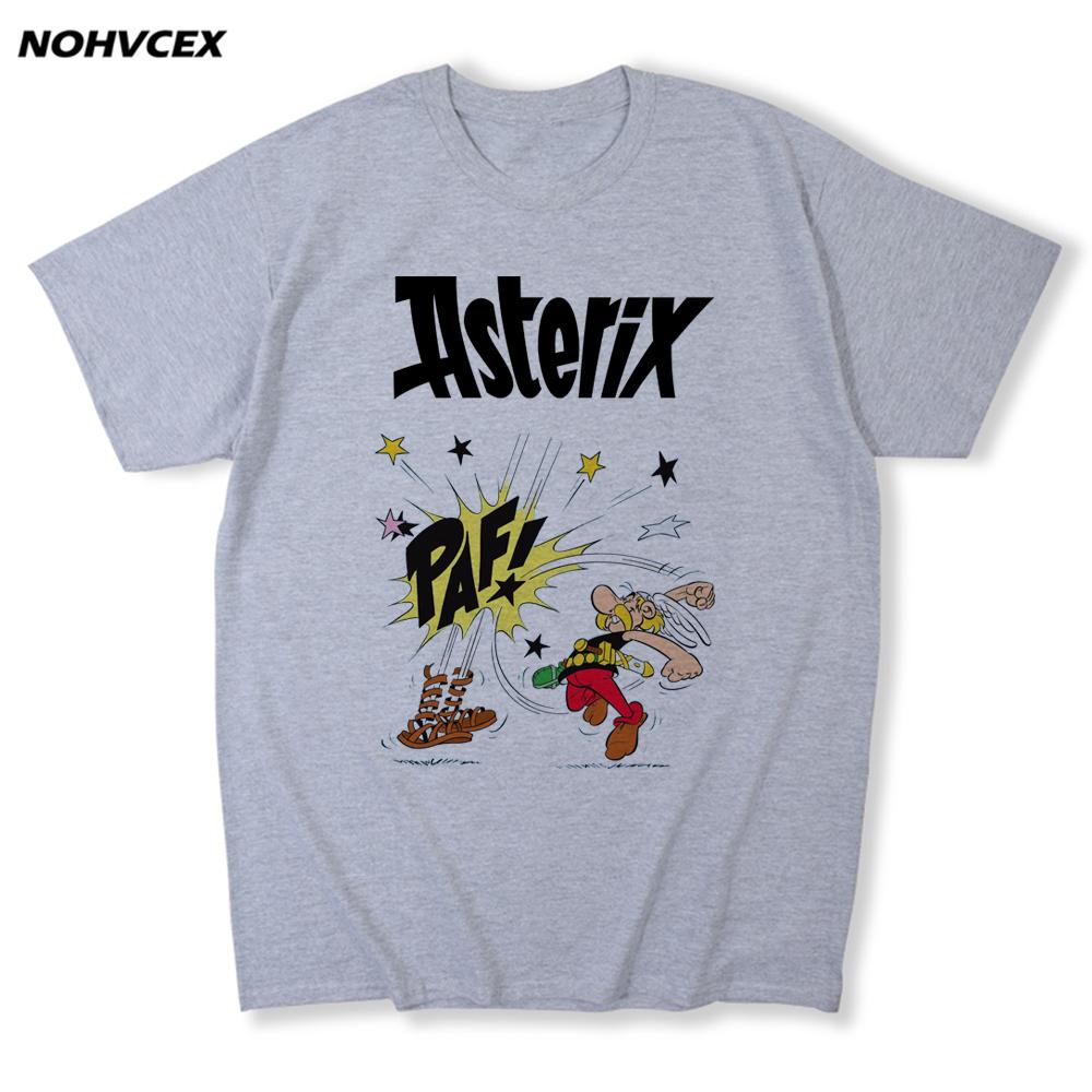 Asterix And Obelix Classic Round Neck Summer Leisure T Shirt Print