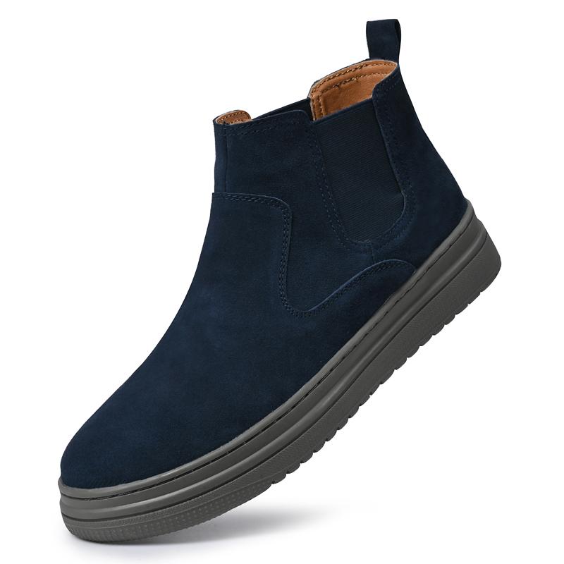 Модные мужские ботинки из натуральной кожи Минималистичные и модные стили дизайна Для повседневного офиса, отдыха на природе, прогулок Классические мужские туфли в стиле ретро