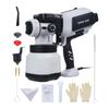 Paint Sprayer 1200ML 650W Electric Spray Paint Gun with LED Light 3 Replaceable Nozzles (1.0mm,