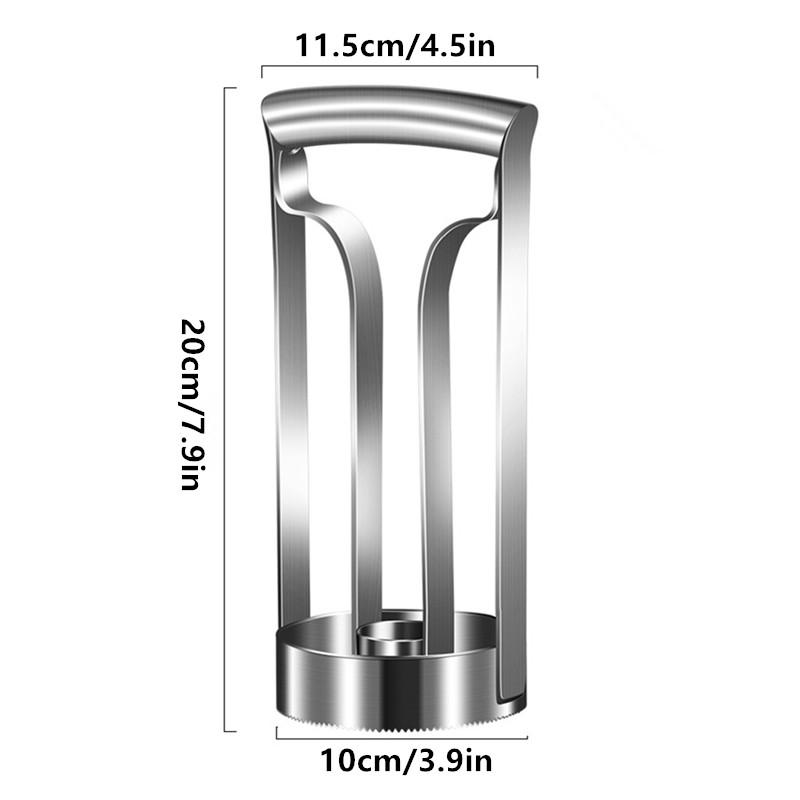 Нож для чистки ананаса из нержавеющей стали, экстрактор мякоти ананаса, машина для нарезки, удаления сердцевины и кожуры, кухонный нож, слайсер, фруктовые инструменты