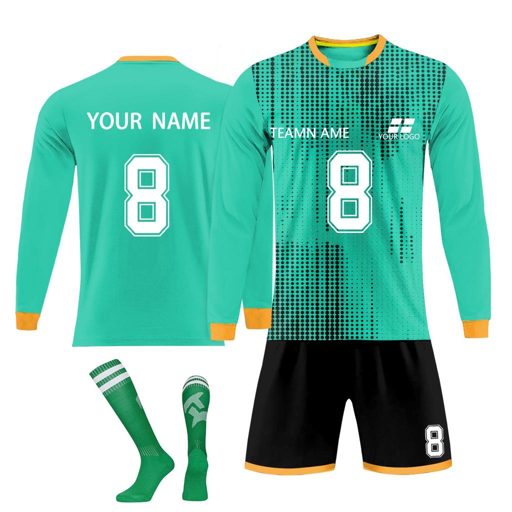 Комплект персонализированных рубашек для мужчин и девочек с именем и номером, футбольные майки на заказ для мальчиков, тренировочный костюм