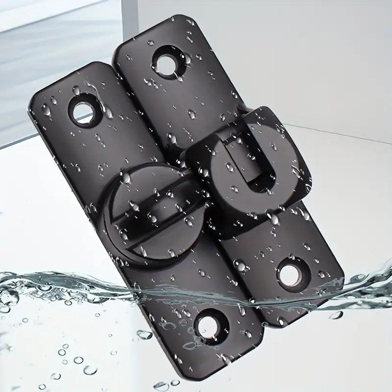 Aluminum Alloy Non Perforated Door Bolt, Pin Card, Flip Cover Door Lock