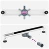 Shower Drain with Glass Cover and 360 degrees  Siphon Black 70 cm