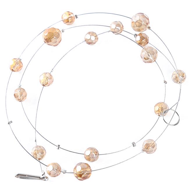 Стеклянные бусины занавески роскошные гостиная спальня окна двери свадебный декор