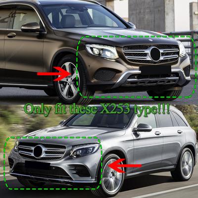 Решетка в стиле Даймонд Передняя Гоночная Решетка Для Mercedes Benz GLC Класса X253 2015-2019 GLC250 GLC300 GLC350 GLC43 AMG Обвес Тюнинг