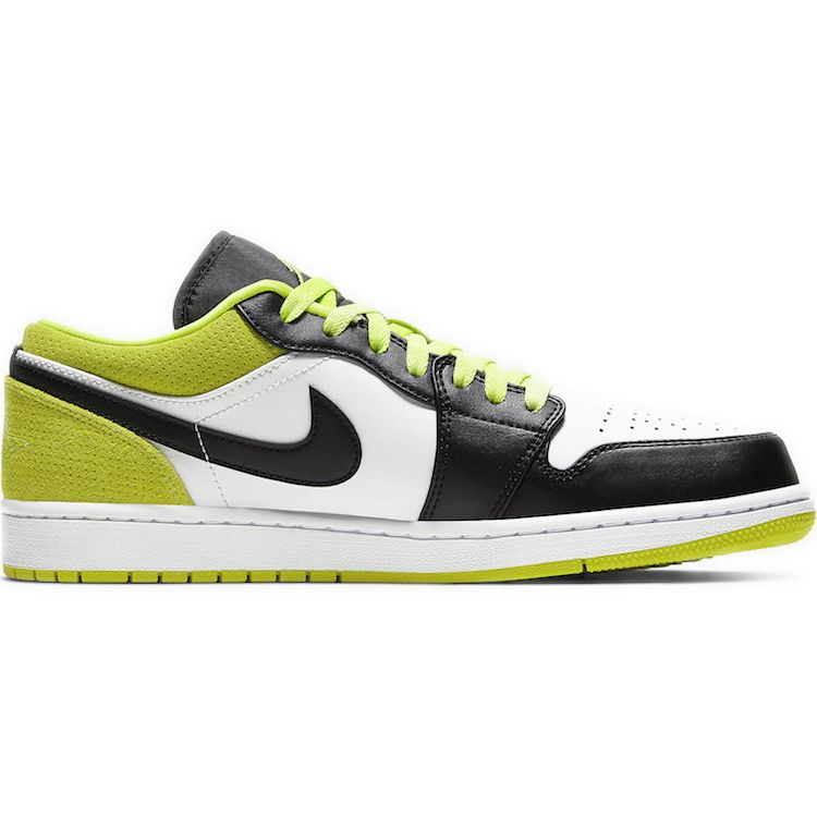 Кроссовки унисекс Air Jordan 1 Low Cyber ​​Желтый Черный Белый CK3022-003