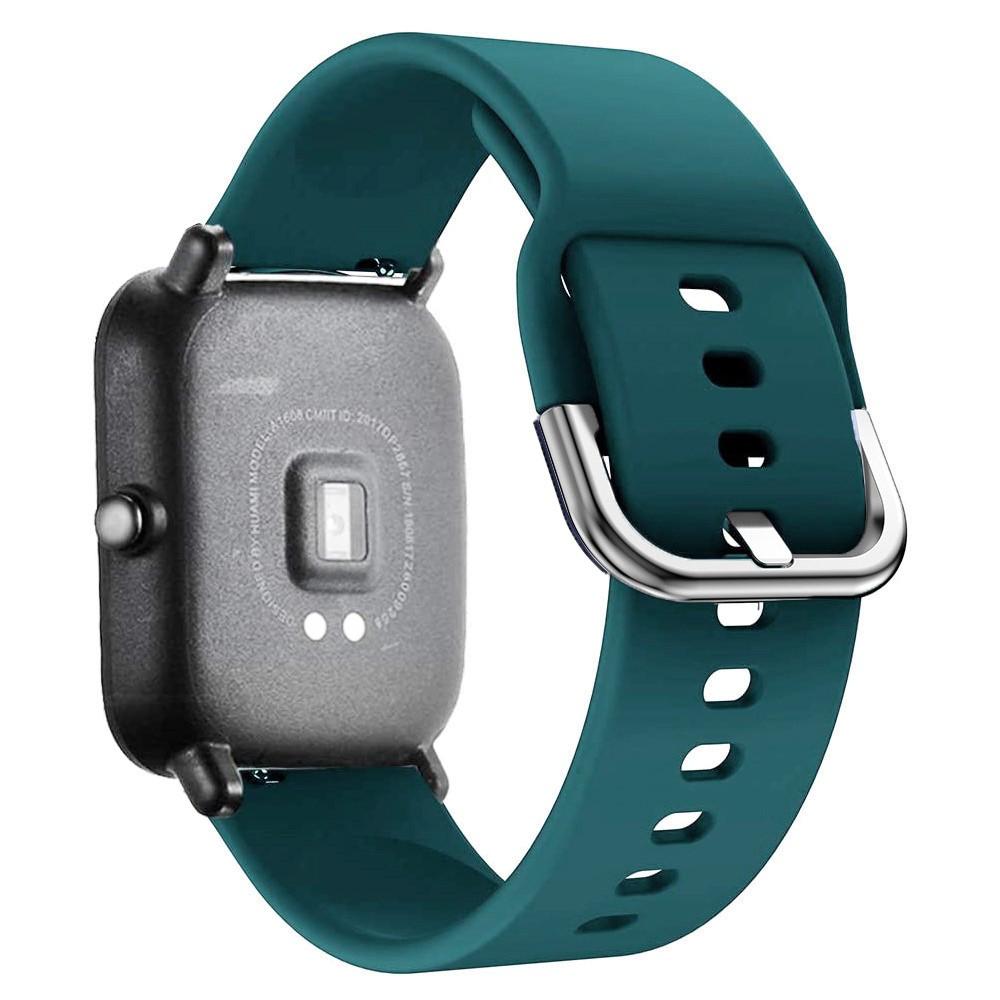 20 мм 22 мм ремешки для часов для Amazfit GTS/2/2e/4/3/GTS2 Mini/GTR 4/47 мм/GTR2/2e/3 спортивный силиконовый браслет Amazfit bip 6 5 3 U band