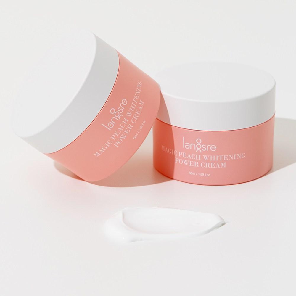 Lansre Magic Peach Отбеливающий крем для лица Отбеливающий тональный крем 50 мл, 1 шт.