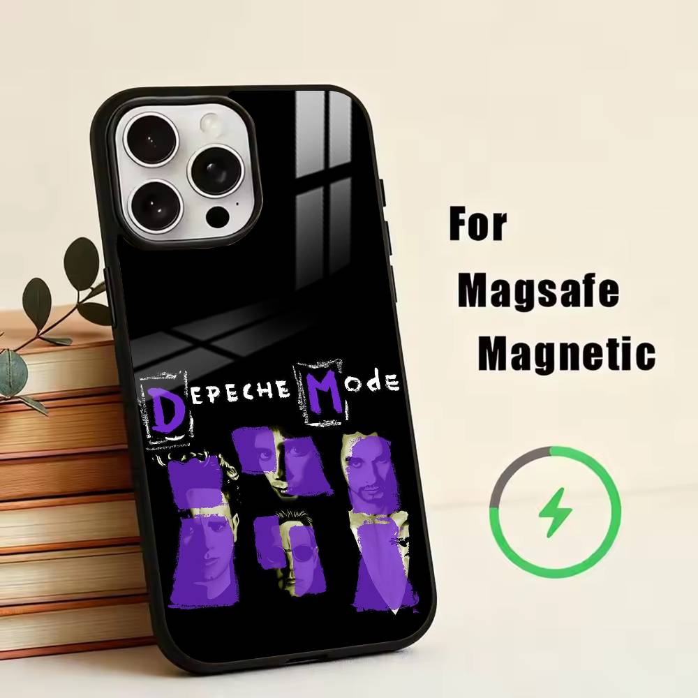 DM-Depech Band Mode Phone Case For iPhone17,16,15,14,13,12,11 Plus,Pro Magnetic with Magsafe Wireless Charging