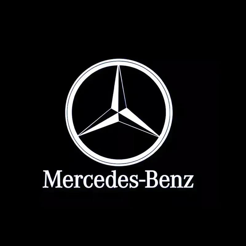 xmfk4 2X Led Car Door Welcome Light Projector Logo Lamp Mercedes Benz Amg W212 W213 W205 AMG W177 V177 W247 W246 W176 GLA GLC X253 GLE