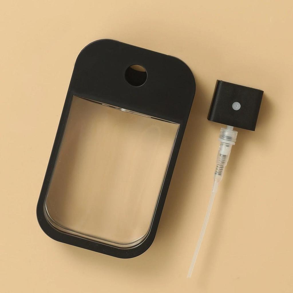 4pcs 45ml 6 Color Portable Refillable Hand Sanitizer Alcohol Bottles Mini Card Spray Bottle Travel Sub-bottling Cosmetics Press