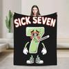 Six Seven  Meme Funny Skeleton Blanket Warm Plush Throw for Bed Sofa Outdoor  Soft Flannel Bedspread for Boys Girls Men Women
