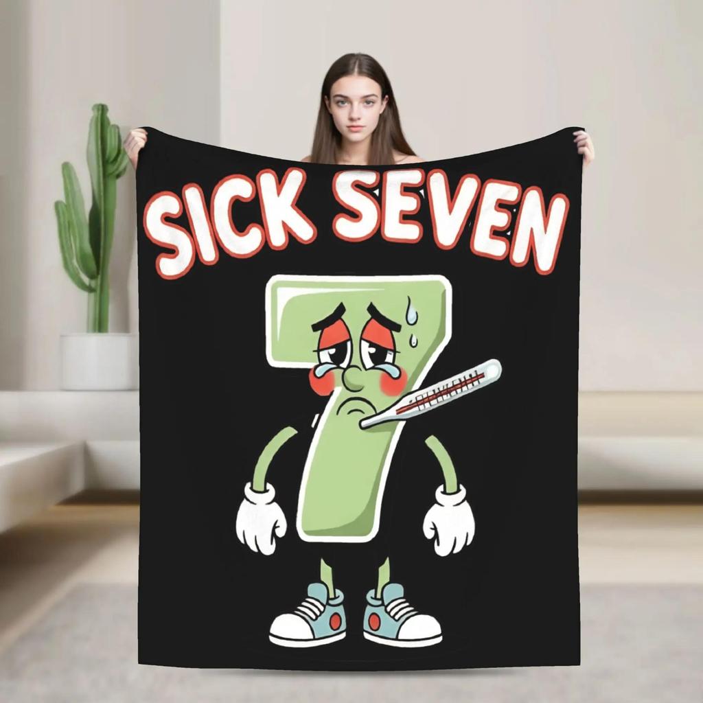 Six Seven Meme Funny Skeleton Blanket Warm Plush Throw for Bed Sofa Outdoor Soft Flannel Bedspread for Boys Girls Men Women