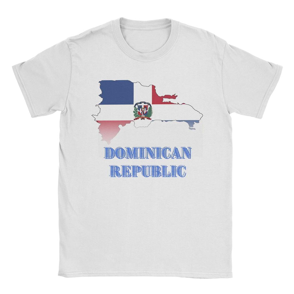 Vintage T Shirt Summer Dominican Republic Trending T Shirts  Cotton Tee Shirt for Couple Y2K Funny Wholesale Short Sleeve Tees