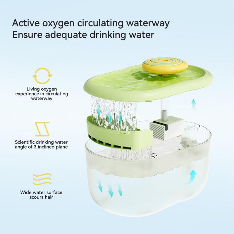 2,2 л, ультра тихий фонтанчик для воды для кошек, электрическая поилка для кошек, автоматический фильтр, стерилизовать, безопасный диспенсер для воды для домашних животных