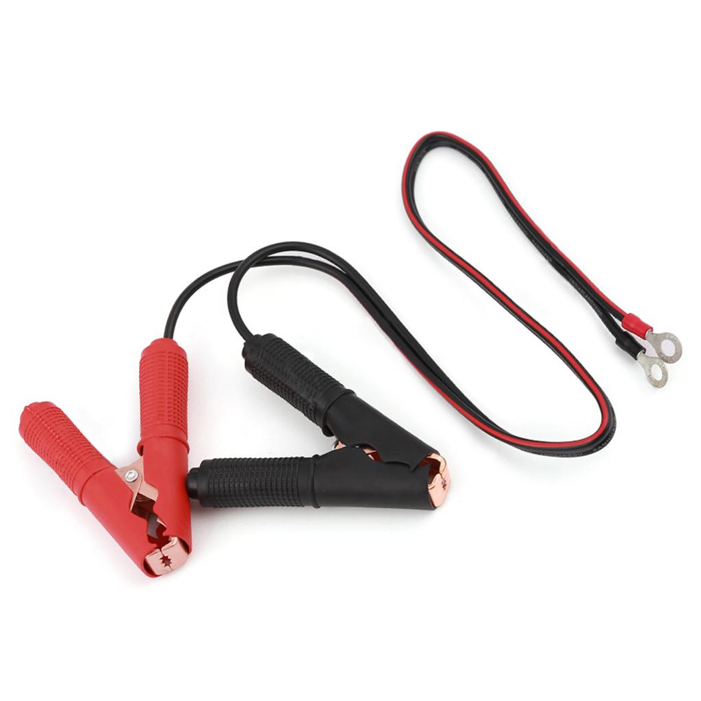 Upgraded Car Battery Power Wire Line Cable Power Emergency Line with Jump Starter Alligator Clamp Battery Inverter Cable