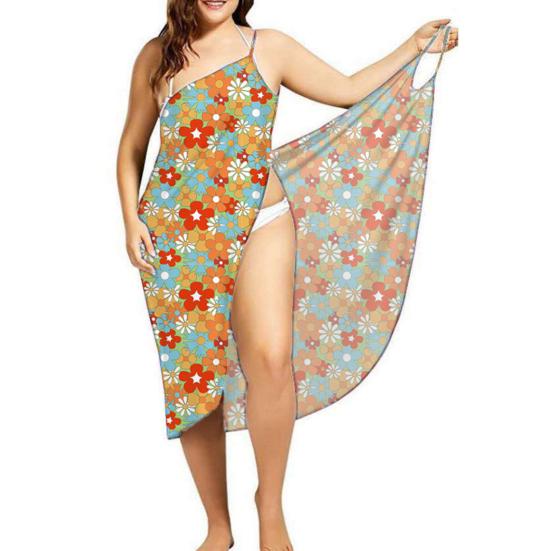 Быстросохнущий стильный солнцезащитный женский купальник без рукавов, пляжное платье